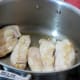 Saute chicken breasts and set aside.
