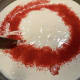 Cake Pan Batter with Sprinkles. After sprinkling on in a circle, use a knife to cut through and make swirls. You can also add crushed peppermints.