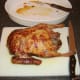 Roast duck ready for carving
