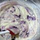 Fold mashed berries into batter.