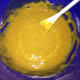 Dry and wet ingredients mixed together. It's ready to go into the pans!