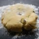 Roll the dough to about a 5mm thickness before cutting.