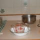 Step one: This is the set up for putting the jelly into jars.