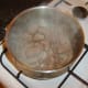 Pigeon and venison meat is browned in a little oil