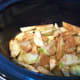 Sprinkle apples with cinnamon.