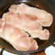 Frying bacon