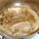 Pork is browned and sealed in butter