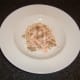 Flaked poached salmon