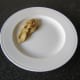 Flounder fillets are plated