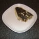 Baked flounder is plated