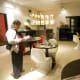 The interior of The T House