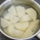 Potatoes ready to be boiled for making mash