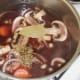 Starting to bring together mince au vin