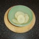 Potato discs are briefly steeped in cold water