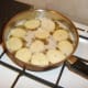 Deep frying potato discs