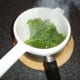 Tendestem broccoli is drained well for service