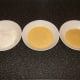 Flour, egg and breadcrumbs for coating potato cakes