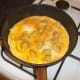 Spanish tortilla is almost set