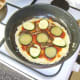 Porcini mushrooms are added to pizza omelette