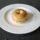 Smoked salmon, soft cheese and pineapple bagel is ready to serve