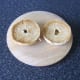 Lightly toasted bagel halves