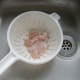 Draining velveted chicken