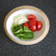 Vegetable ingredients for Kung Po chicken
