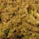 Salmon mixture is blended and ready to be formed into patties.