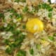 Salmon mixture is blended well with all ingredients.