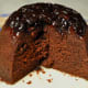 Section of Steamed Sour Cherry Chocolate Sponge Pudding. Image: © Siu Ling Hui