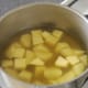Chicken stock is added to tatties and neeps