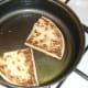 Tattie scones are fried in meat juices