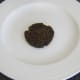 Fried haggis slice is left to cool
