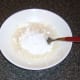 Preparing a simple flour and water batter