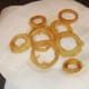 Draining onion rings