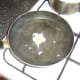 Poaching quails egg