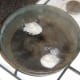Starting to poach quail eggs