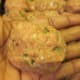 Meatballs should be at least 2 inches in diameter, gently formed to promote tenderness.