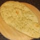 Garlic and coriander naan bread.