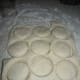 These first biscuits will be the best of the batch. The more the dough is worked with, the tougher it becomes.