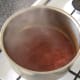 Bhuna sauce is brought to a simmer