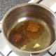 Frying bhuna spices