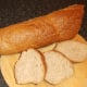 Wholemeal bread stick slices for toasting
