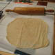 Roll out half the dough