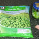 Frozen peas, mint sauce and garlic for pasta sauce