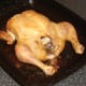 Whole roast chicken