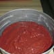Pour it into a cake tin and bake
