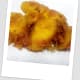 Banana fritters using pisang tanduk.