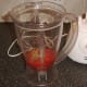 Tomatoes and seasonings are blended for pasta sauce