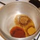 Curry spices added to vegetable oil